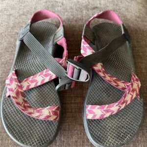 Chaco Women's Pink/Purple and Gray Sandals
